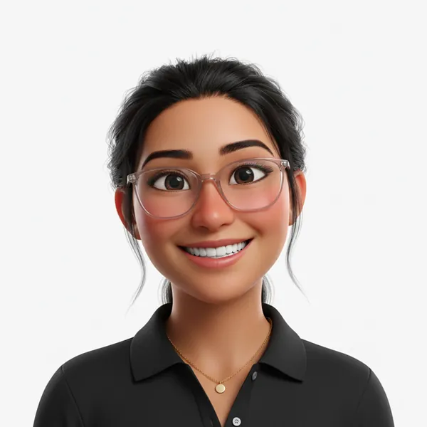 3D-portret van Nicole Djamikoen